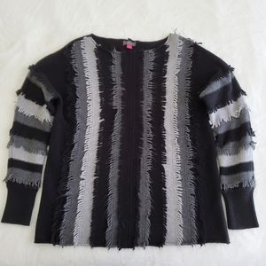 Vince Camuto Fringe Sweater
